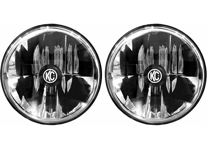 KC Hilites Gravity LED 7" DOT Headlight Kit for Jeep Wrangler TJ - Superior Off-Road Illumination with H4 Bulbs