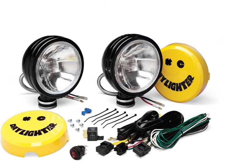 KC HiLiTES 234 Daylighter 6" 2x100W Round Spread Beam Lights – Ultimate Off-Road Adventure Illumination Solution KC Hilites