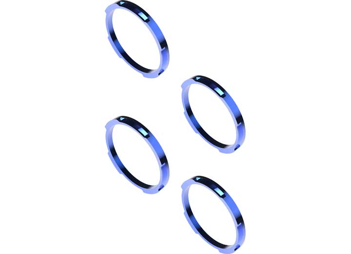 KC Hilites FLEX ERA 10-INCH LED Light Bar Bezel Kit - Blue Glow - Ultimate Adventure Lighting Upgrade