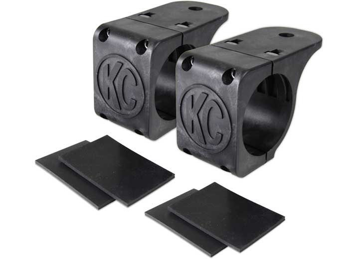 KC Hilites Off-Road Light Mount Tube Clamp for 1.75" to 2" Bars (Pair) - The Ultimate Adventure Lighting Solution KC Hilites