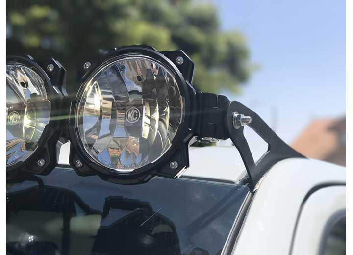 KC Hilites 57IN PRO6 GRAVITY LED OVERHEAD LIGHT MOUNTING BRACKET SET FOR 15-20 F150/RAPTOR - Peak Off-Road Illumination System KC Hilites