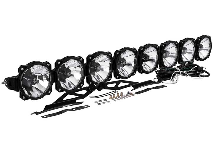 KC Hilites 50-Inch Pro6 Gravity 8-Light LED Light Bar System for Toyota Tacoma (2005-2023) - Advanced Off-Road Illumination Solution KC Hilites