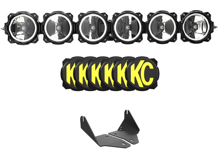 KC HiLiTES 39" Pro6 Gravity 120W LED Light Bar - Ultimate Off-Road Lighting for 2022-2024 Polaris RZR Turbo KC Hilites