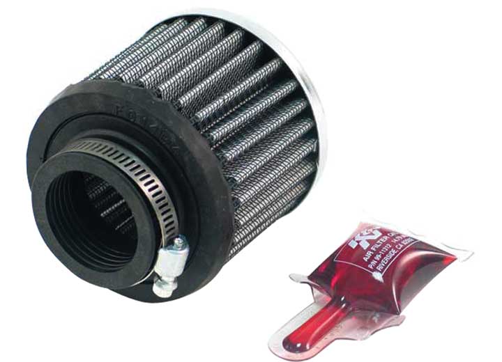 K&N 1-3/8" Ventilation Kit for Active Filters - Durable 3"D 2-1/2"H Cover