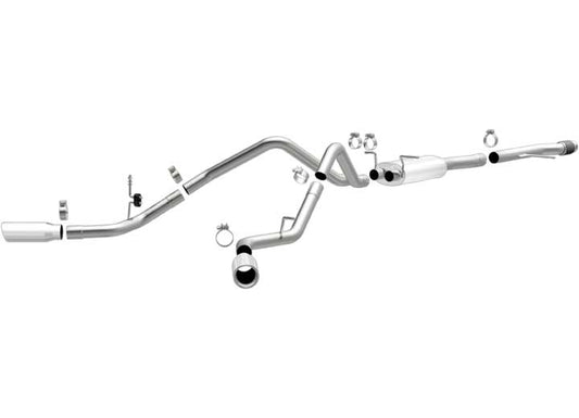14-19 SILVERADO/SIERRA 1500 DOUBLE/CREW CAB 5.3L STREET SERIES CAT-BACK EXHAUST