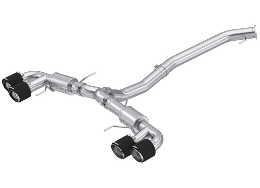 2009 Nissan GTR 3.8L Stainless Steel 3.5-Inch Cat-Back Exhaust with Quad Carbon Fiber Tips MBRP, Inc.