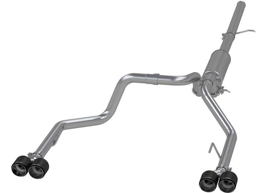 2019 Silverado/Sierra 5.3L Cat-Back Dual Exhaust System with Carbon Fiber Tips