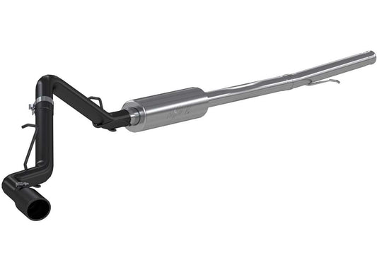2019 Chevrolet Silverado/Sierra 1500 3-Inch Black Single Side Cat Back Exhaust System