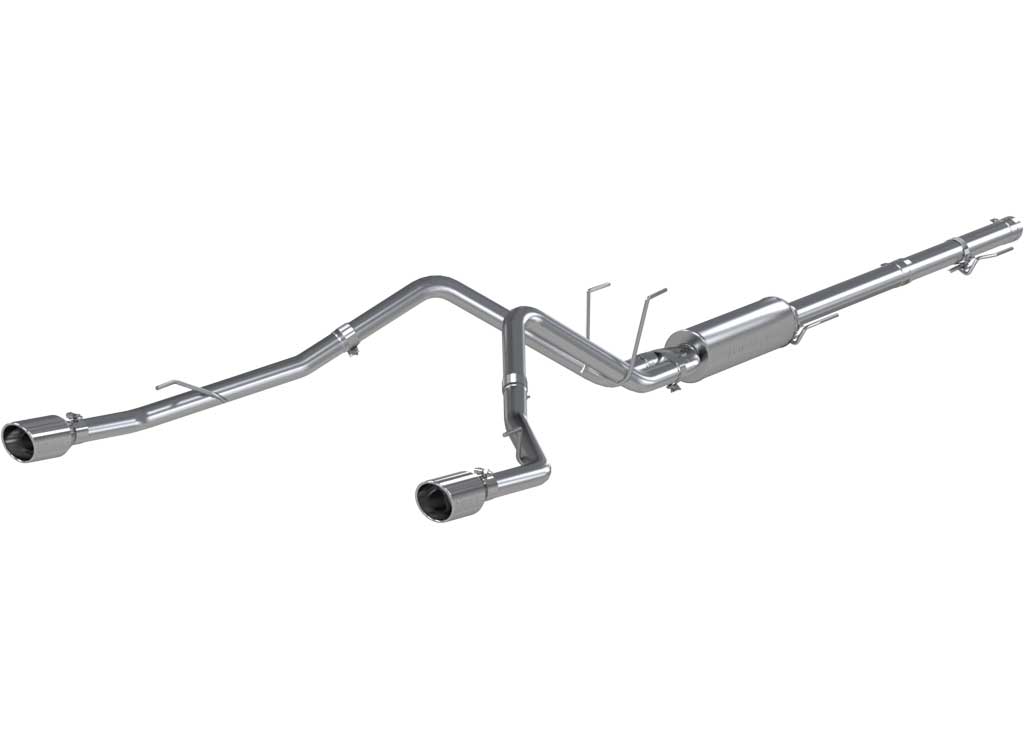 2009-2017 RAM 1500 5.7L Dual Split Rear 2.5" Cat Back Exhaust System - T409 Stainless Steel MBRP, Inc.