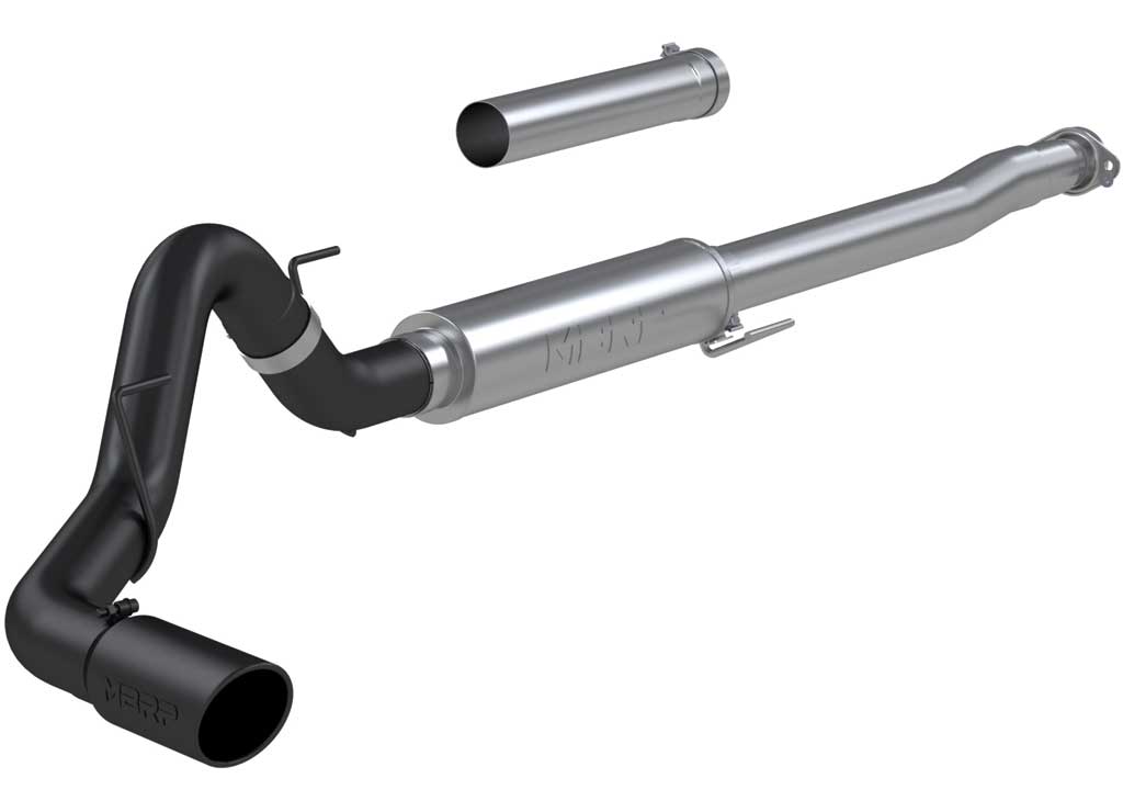 4-Inch Cat-Back Exhaust System for 21-C F150 2.7L/3.5L EcoBoost/5.0L - Black Single Side Performance Upgrade MBRP, Inc.
