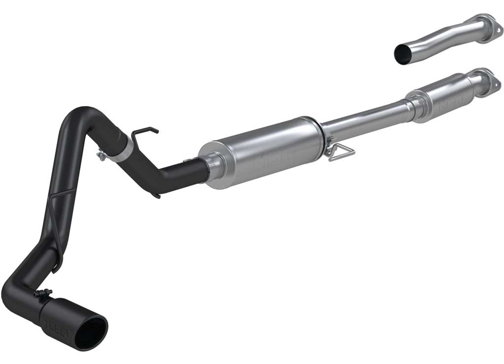 2021 F-150 EcoBoost/5.0L 3" Cat-Back Exhaust System - Single Side Black Finish MBRP, Inc.