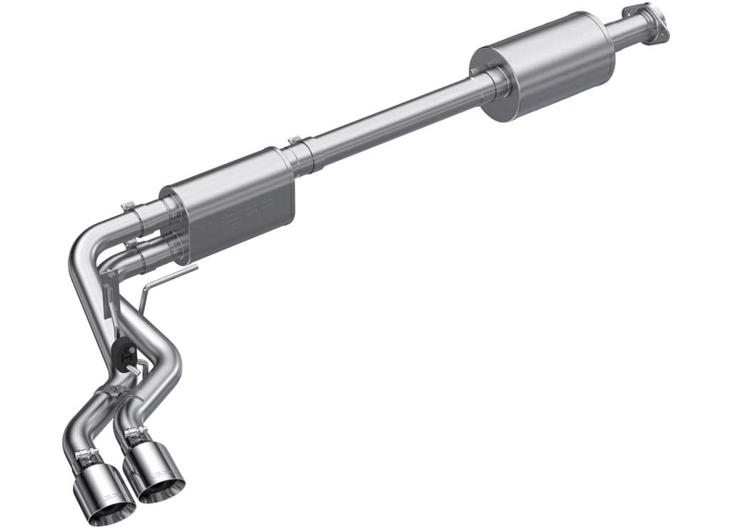 Ford F150 Cat-Back Exhaust System for 2.7L, 3.5L EcoBoost & 5.0L - 3" Diameter with Aggressive Street Profile Sound