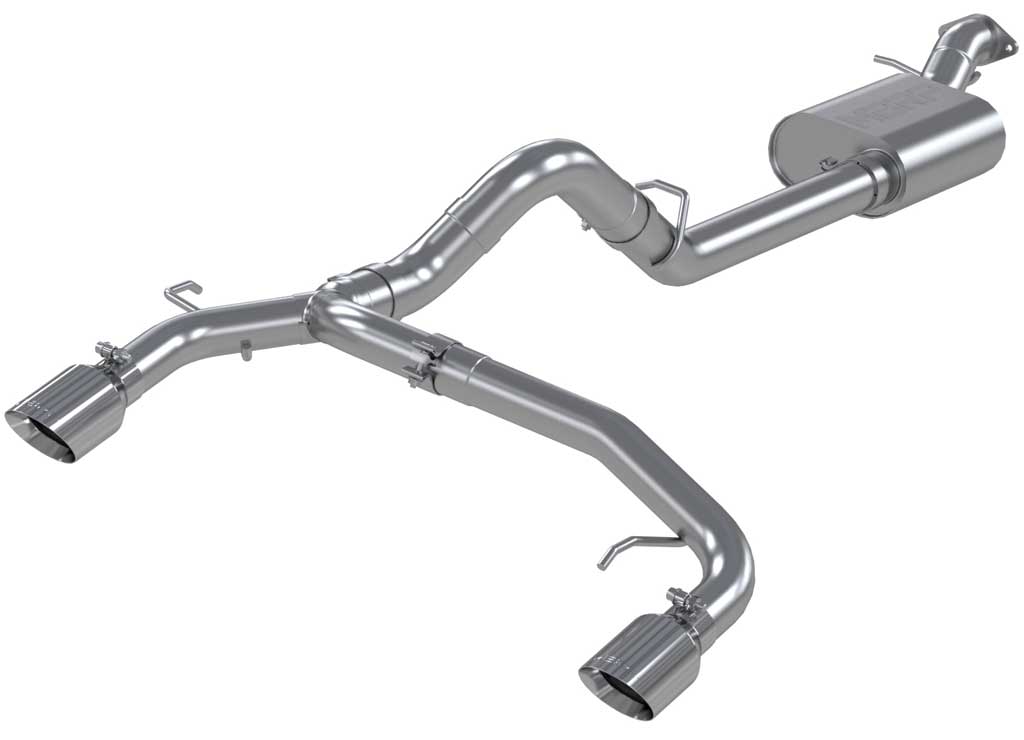 2020-Current Bronco EcoBoost 2.3L/2.7L Stainless Steel Cat-Back Dual Exhaust System MBRP, Inc.
