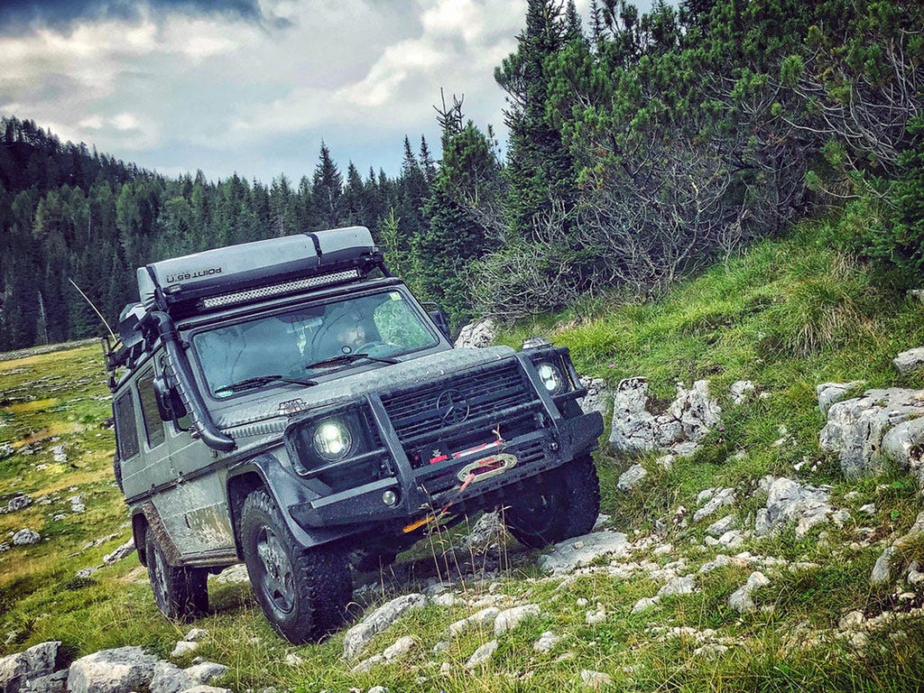 Front Runner - Mercedes - Benz Gelandewagen G Class (1979 - 2017) Slimline II Roof Rack Kit / Tall
