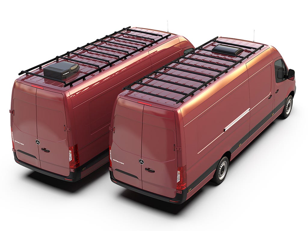 Mercedes-Benz Sprinter (L4H2/170in XLWB/High Roof) (2007-Current) Slimpro Van Rack Kit