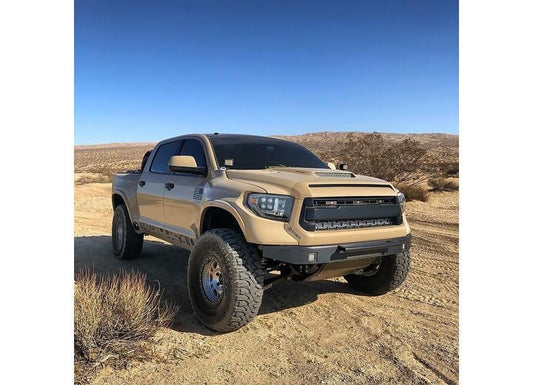 NOVA-Series G2 LED Projector Headlights for 2014-2021 Toyota Tundra – Sleek Black Design, Quad Projectors, and Dynamic Sequential Turn Signals