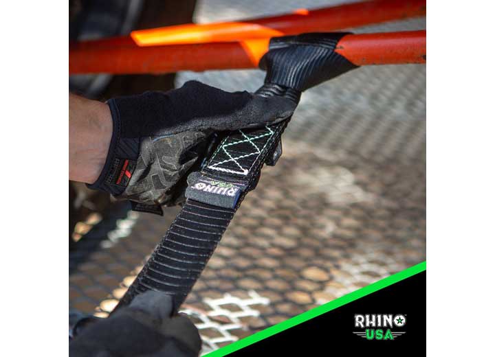 Rhino USA - Orange Soft Loops Motorcycle Tie - Down Set - 1.7" x 17" (4 - Pack)