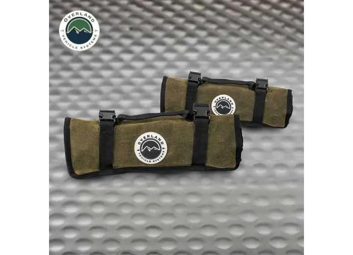 Overland Vehicle Systems / Up Down Air - OVERSIZED WRENCH CARRY ROLL (24 POCKETS) 16 WAXED CANVAS