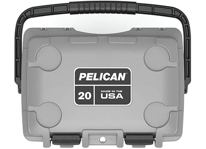 Pelican - Pelican Elite 20QT Cooler - Dark Gray/Green