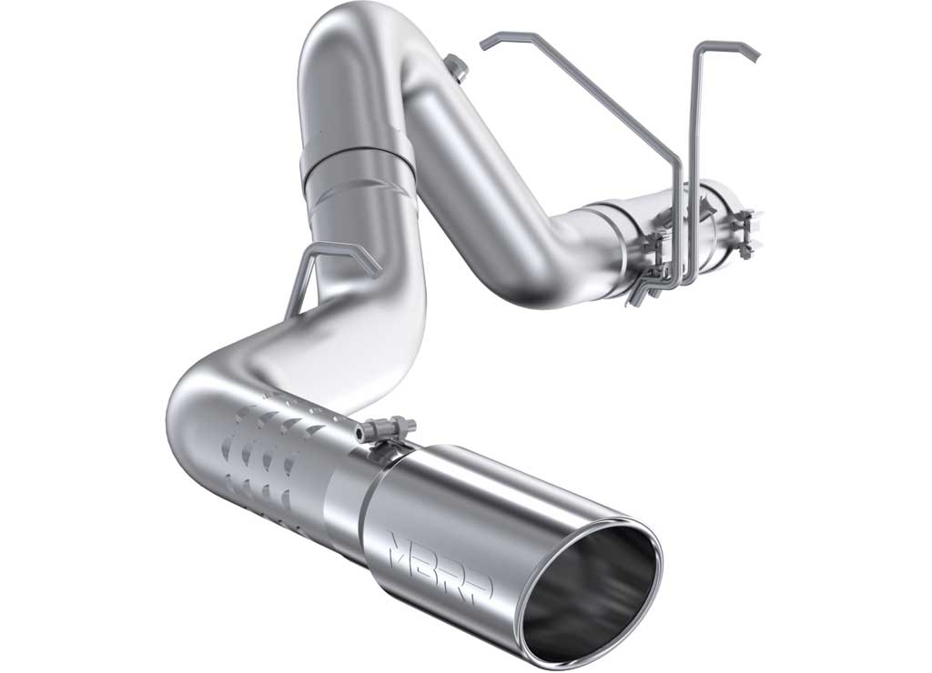 Performance 4-Inch Filter Back Exhaust System for 2011-2015 Silverado/Sierra 2500/3500, Single Side Exit, Aluminum MBRP, Inc.