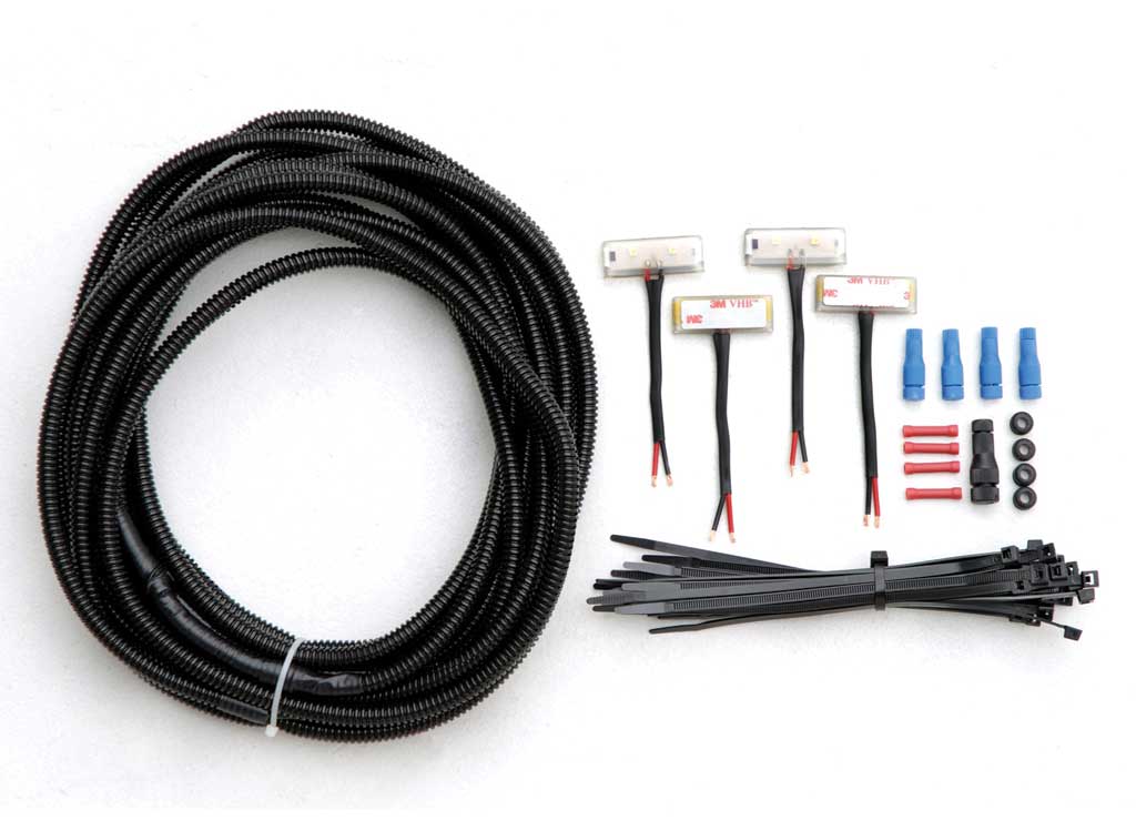 Amp Research - POWER STEP LED LIGHT KIT FITS ALL APPLICATIONS WITH NEW STYLE CONTROLLER