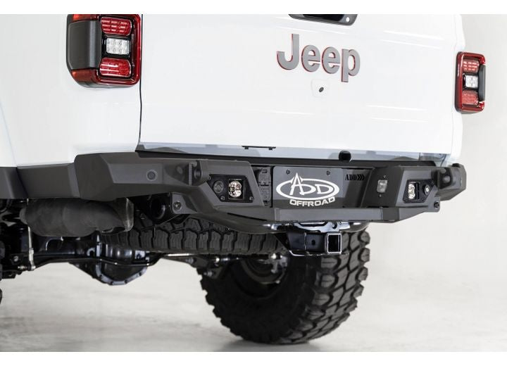 20-C GLADIATOR JT STEALTH FIGHTER REAR BUMPER, W/ OR W/O SENSORS Addictive Desert