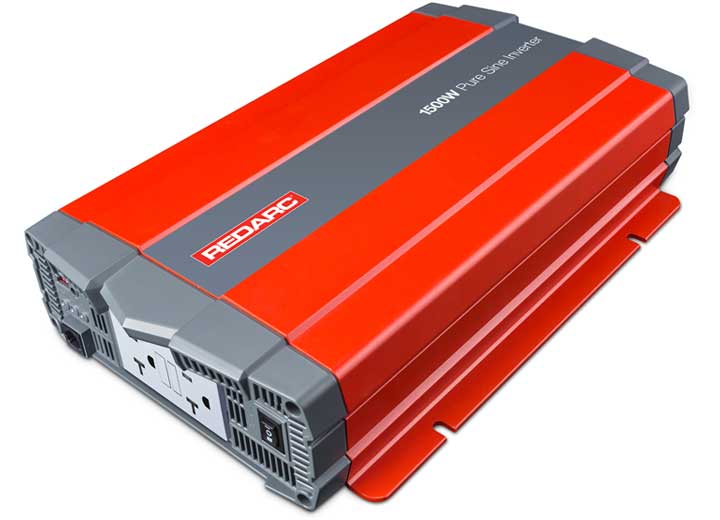 1500W High-Efficiency Pure Sine Wave Inverter with Safety GFCI Outlet Redarc