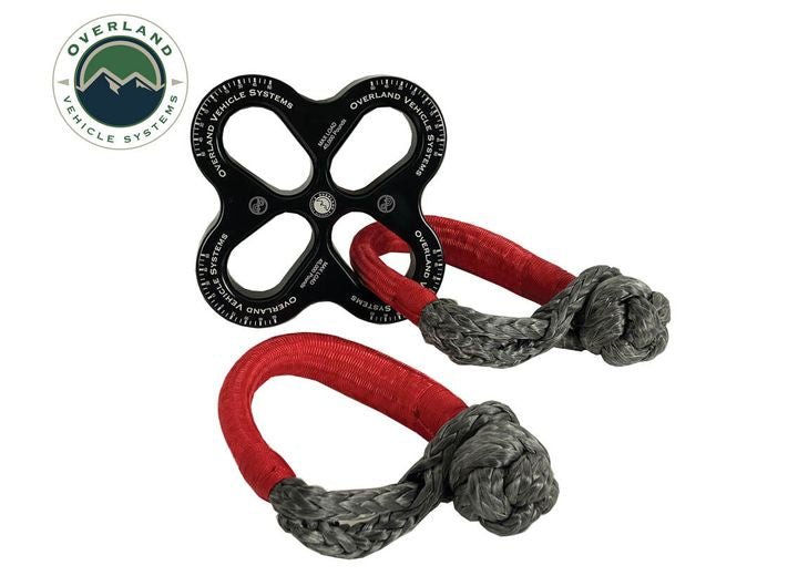 R.D.L. 8" Heavy-Duty Recovery Link with 45,000 lb Capacity and Dual 5/8" Soft Shackles