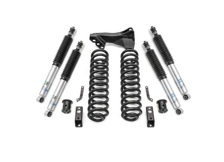 2.5IN COIL SPRING FRONT LIFT KIT W/BILSTEIN SHOCKS AND TRACK BAR BRACKET 17-C F250/F350 DIESEL 4WD
