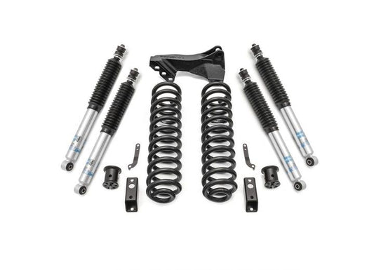 2.5IN COIL SPRING FRONT LIFT KIT W/BILSTEIN SHOCKS AND TRACK BAR BRACKET 17-C F250/F350 DIESEL 4WD