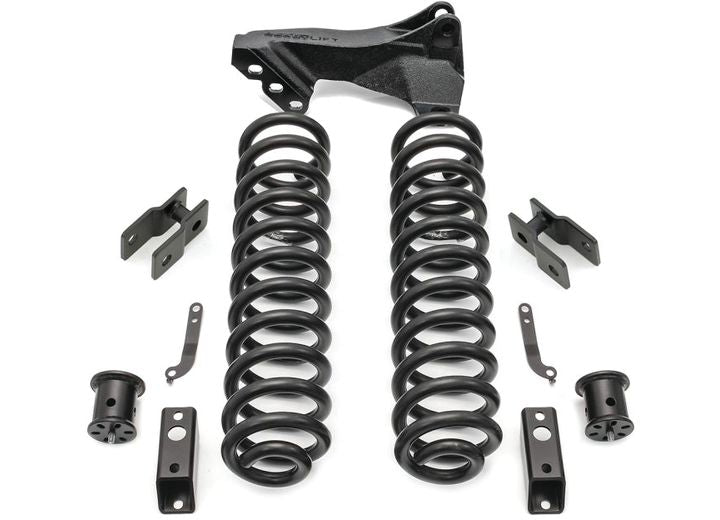 2.5IN COIL SPRING FRONT LIFT KIT W/FRONT SHOCK EXT AND TRACK BAR BRACKET 11-C F250/F350 DIESEL 4WD ReadyLift Suspension