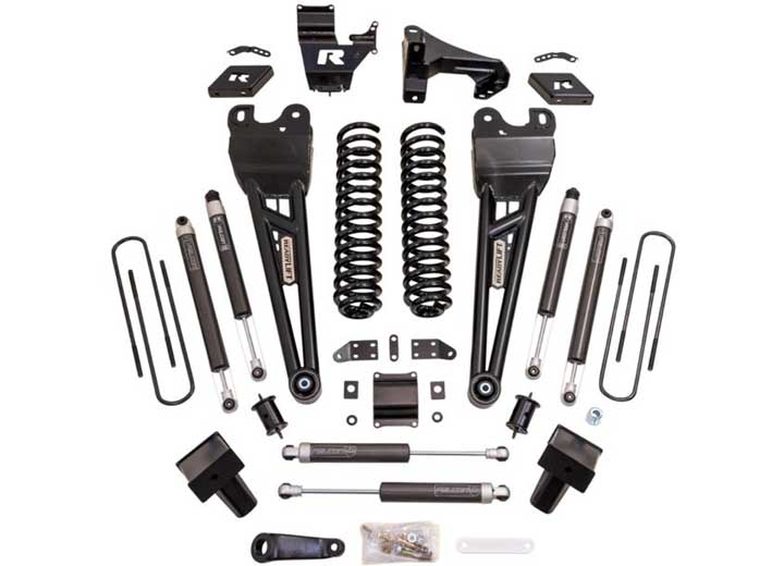 23-C FORD 4WD 6IN COIL SPRING LIFT KIT W/FALCON 1.1 MONO SHKS/RADIUS ARMS/DUAL S ReadyLift Suspension