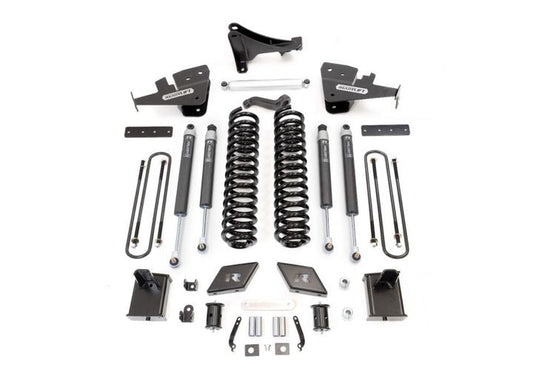 17-C FORD  4WD  7IN COIL SPRING LIFT KIT W/FALCON 1.1 MONOTUBE FRT/REAR SHOCKS & FRT TRACK BAR BRKT