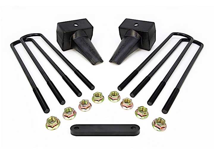 4IN FLAT REAR BLOCK KIT W/CARRIER BEARING SPACER 2 DRIVE SHAFT 99-10 F250/F350/F450 ReadyLift Suspension