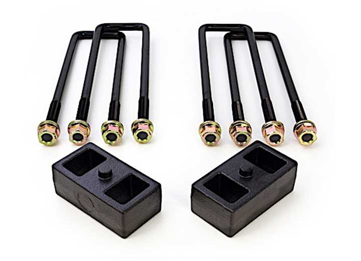 2IN REAR BLOCK KIT USE W/FACTORY TOP OVERLOADS 11-19 CHEVY/GMC 2500/3500HD ReadyLift Suspension