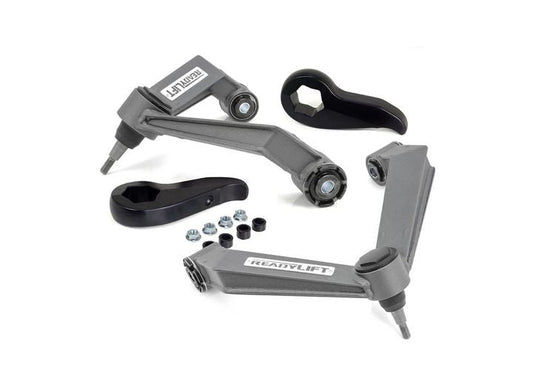 2.25IN FRONT LEVEL KIT(FORGED TORSION KEY)W/FAB UPPER CONTROL ARMS 11-19 CHEVY/GMC 2500/3500HD
