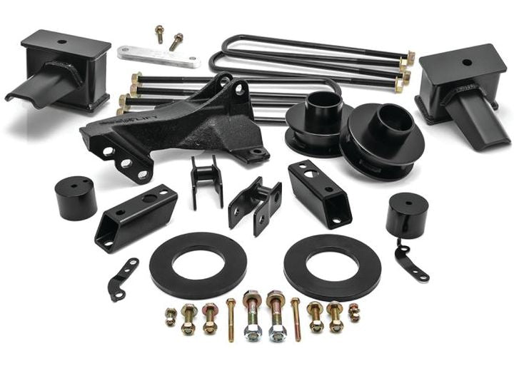 2.5IN SST LIFT KIT W/4IN REAR FLAT BLOCKS 2 DRIVE SHAFT W/O SHOCKS 17-C F250/F350 4WD ReadyLift Suspension