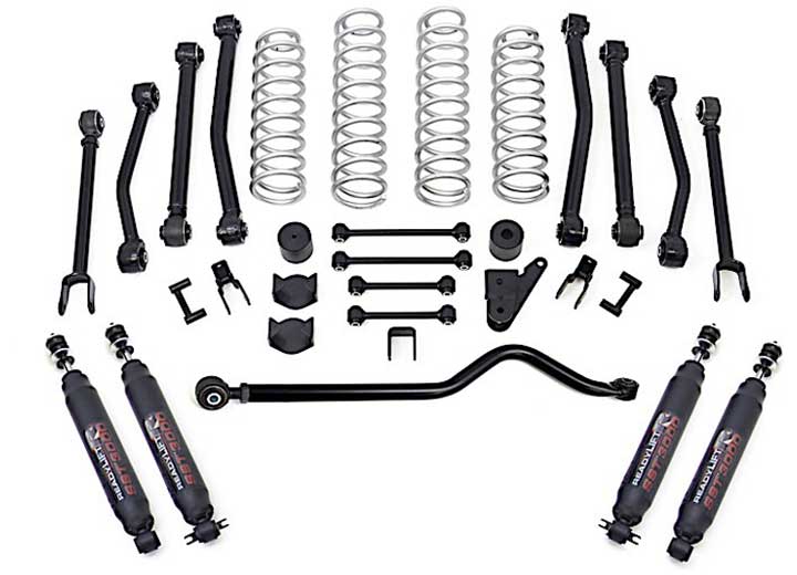 07-18 JEEP JK WRANGLER 4WD 4IN TERRAIN FLEX 8-ARM LIFT KIT SST3000 SHOCKS