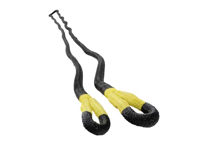 Smittybilt Recoil Kinetic Recovery Rope - 1.5in x 30ft, Black