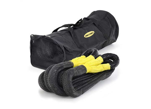 Smittybilt Recoil Kinetic Recovery Rope - 1.5in x 30ft, Black