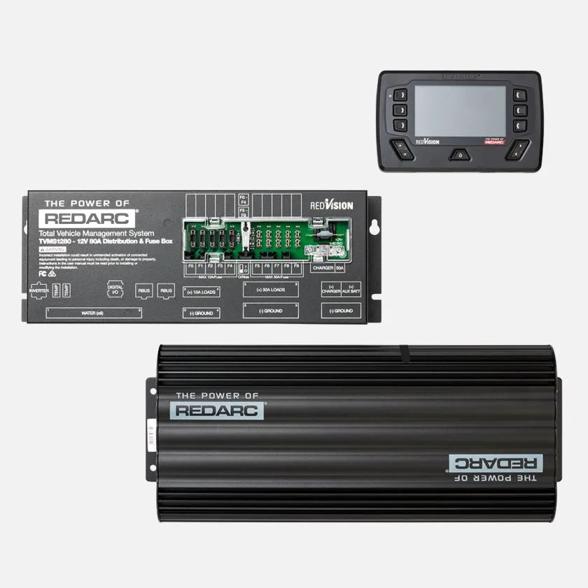 Redarc RedVision & Manager30 Bundle – Ultimate Vehicle Power Management and Battery Monitoring for Off-Grid Explorations