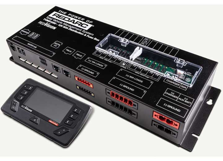 Redarc TVMS Prime TVMS1280-NA – Advanced Total Vehicle Management System for Off-Grid Power Optimization in RVs, Campers, and 4x4s