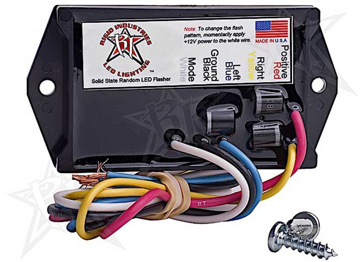 6 AMP Dual Output LED Flasher Relay for Enhanced Signal Visibility in 12 Volt Systems Rigid Industries