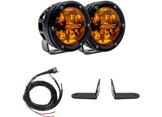 Polaris RZR 360-Series Amber Pro A-Pillar Light Kit for Ultimate Off-Road Night Vision Upgrade Rigid Industries