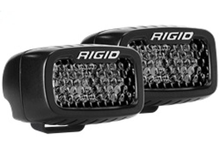 Midnight Pro Spot Diffused LED Surface Mount Lighting Fixtures - 2-Pack Rigid Industries