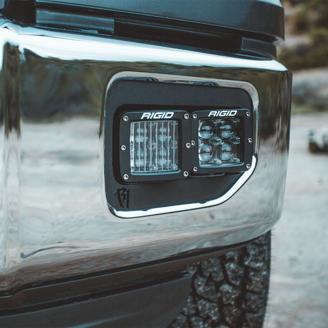 Rigid Industries D-Series PRO SAE White Fog Light Pair
