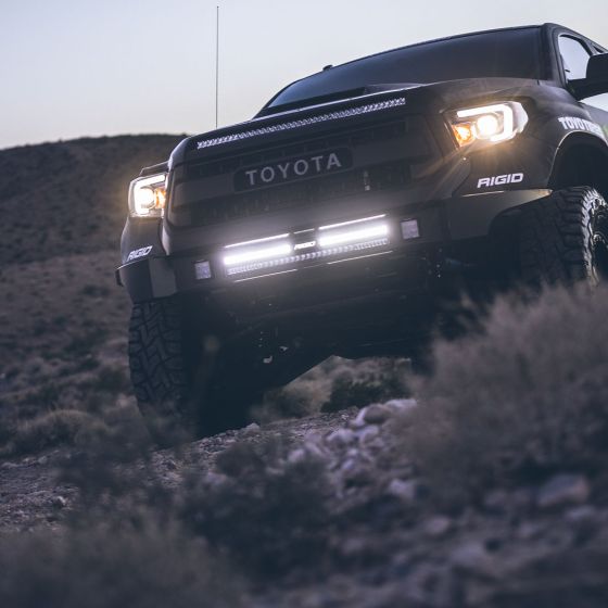 Rigid Industries 30-Inch High Beam SAE Auxiliary Driving Lights with White Backlight