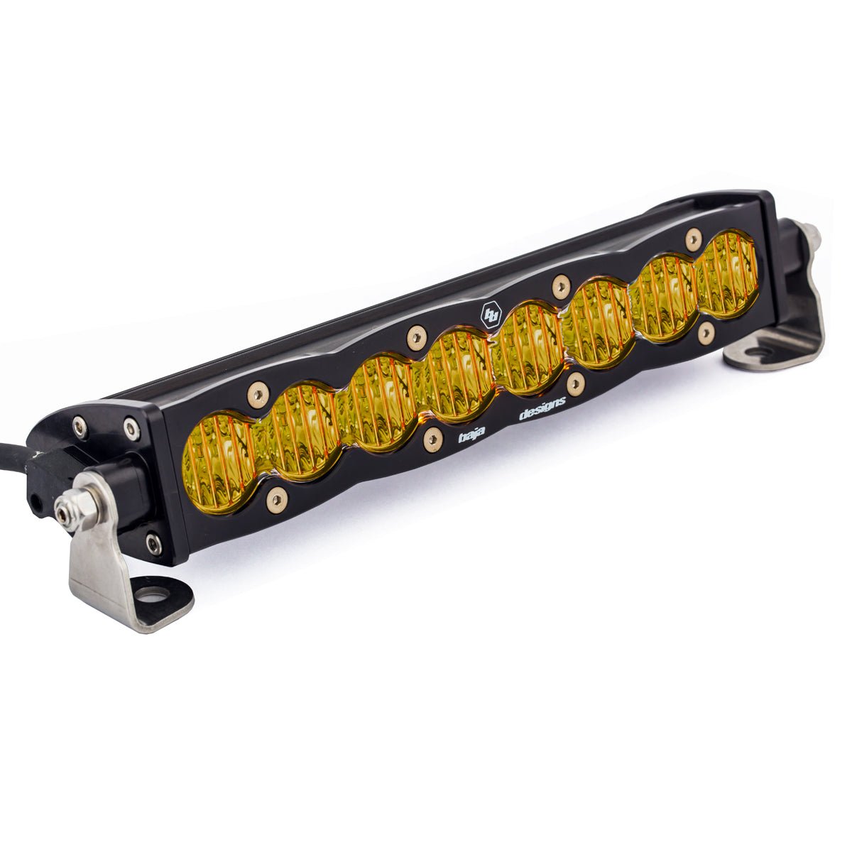 S8 Straight LED Light Bar - Baja Amber Wide Cornering by Venture Overland Company