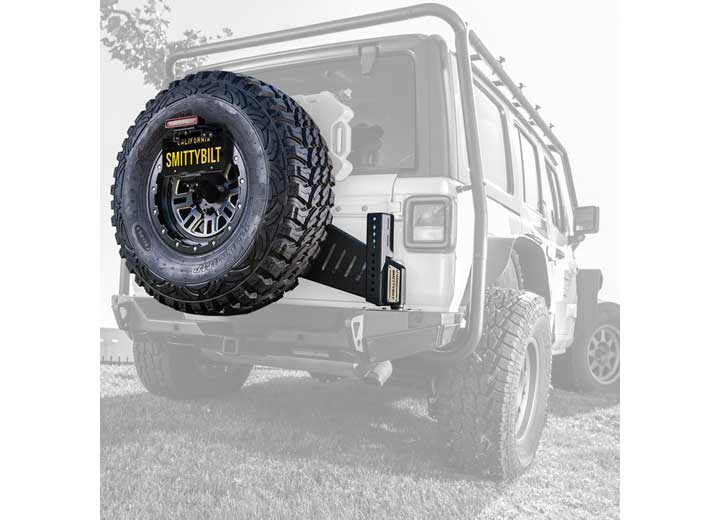18-C WRANGLER JL 2/4DR XRC GEN3 BOLT ON TIRE CARRIER; FITS UP TO 40IN TIRE