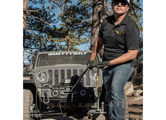 Smittybilt Delta Hook 12000 lbs - Black